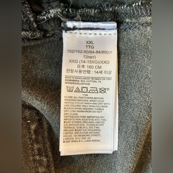 GAP Black Denim Overall Dress - Picture 5 of 5